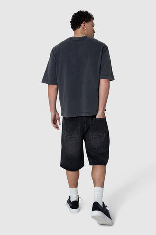 Ambition Tee - Black Acid Wash
