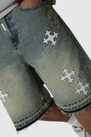 Icon Patch Short - Dune Blue