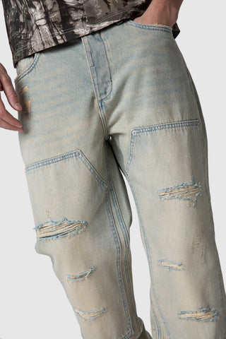 Xavier Relaxed Jean - Sand Blue