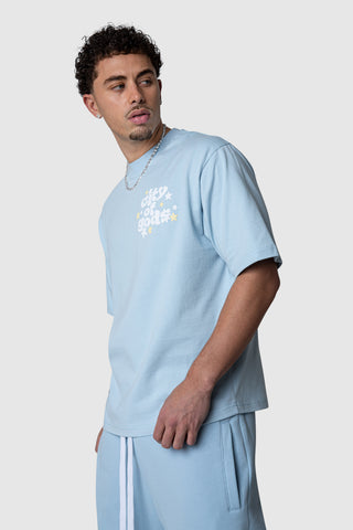 City Of Gods Tee - Blue Mist