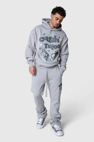 Cash Rules Hood - Lunar Grey