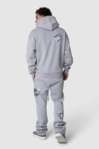 Cash Rules Hood - Lunar Grey