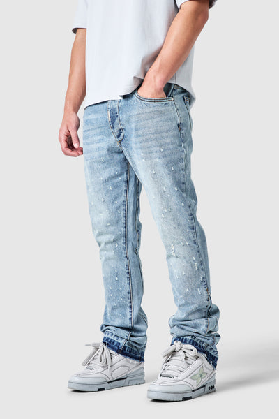 Inferno Flare Jeans – Hellblaue Waschung