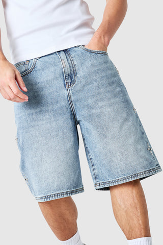 Jewel Jort - Blue Stone Wash