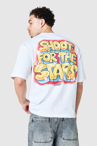 Airbrush Tee - White