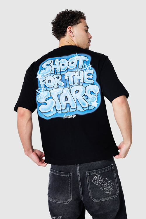 Airbrush Tee - Black