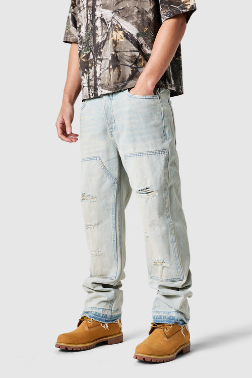 Xavier Relaxed Jean - Sand Blue