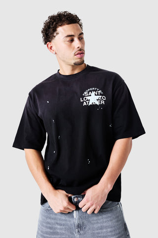 Santo Painter Twinset - Grey / Black