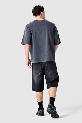 Ambition Tee - Black Acid Wash