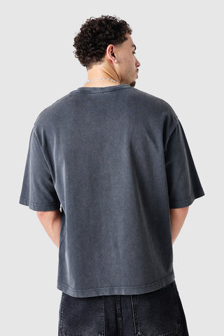 Ambition Tee - Black Acid Wash