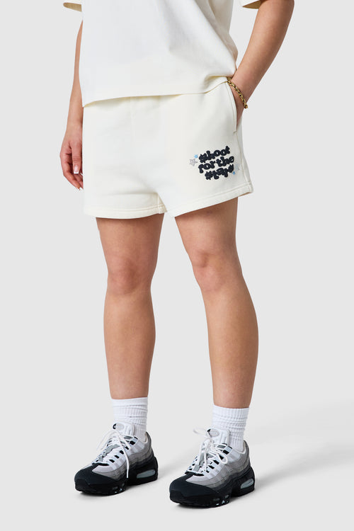 Womens Shoot For The Stars Shorts 2.0 - Cream
