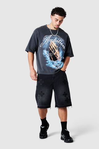 Ambition Icon Patch Twinset - Black