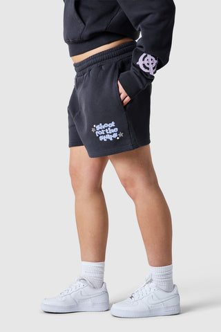 Womens Shoot For The Stars Shorts 2.0 - Volcano Grey