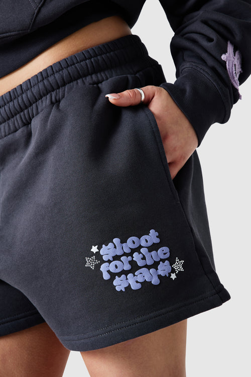 Womens Shoot For The Stars Shorts 2.0 - Volcano Grey
