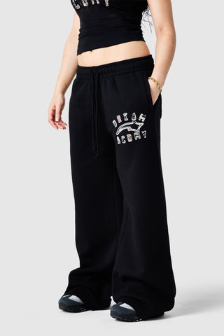 Womens Camo College Tracksuit - Black