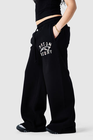 Camo College Jogger – Schwarz