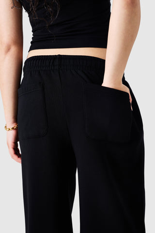 Womens Camo College Tracksuit - Black