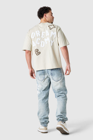 College Tee - Sandstone