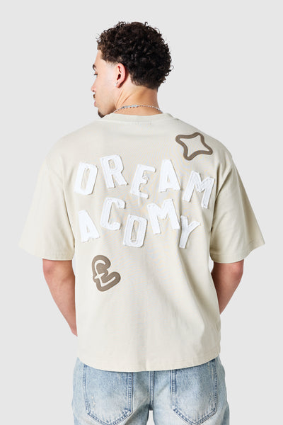 College Tee - Sandstone