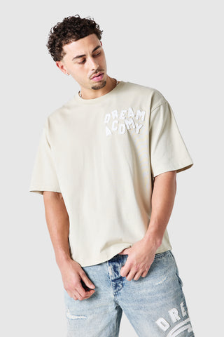 College Tee - Sandstone