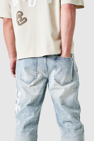 College Relaxed Jeans - Antique Indigo