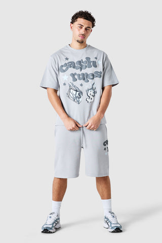 Cash Rules Twinset - Lunar Grey