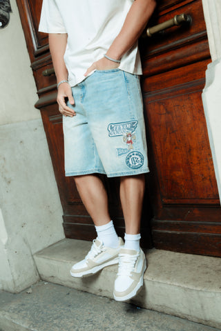 Atelier Painter Twinset - Antique Indigo  / Off White