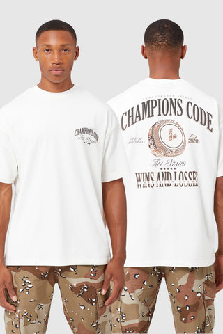 Champions Code Tee - White