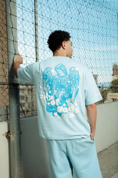 City Of Gods Tee - Blue Mist