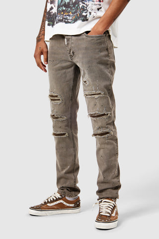 Dillon Slim Jean - Brown Tint