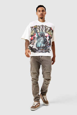 Dillon Slim Jean - Brown Tint