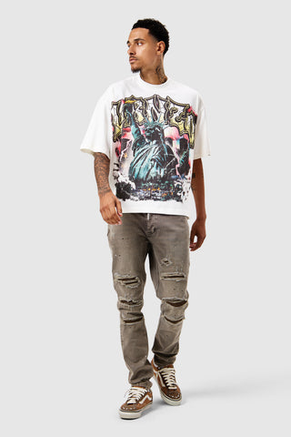 Dillon Slim Jean - Brown Tint