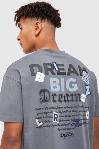 Dream Big Tee - Charcoal