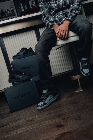 Marino AOP Trainer - Black/ Charcoal Smoke