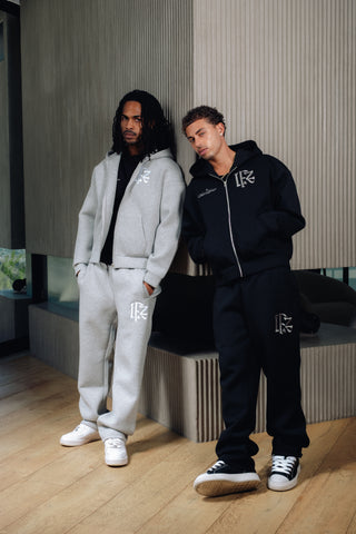 Origin Boxy Scuba Hood Tracksuit - Black