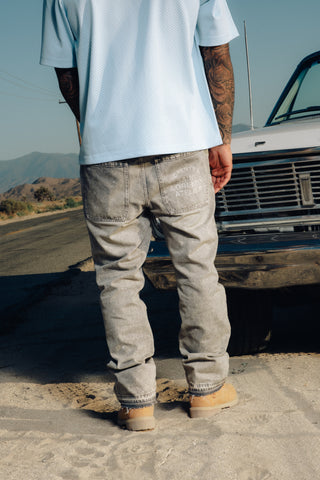 Costa Relaxed Jean - Sand Grey