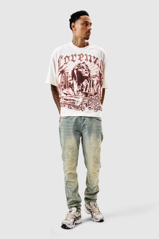 Furio Slim Jean  - Blue Tint