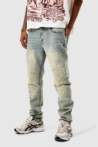 Furio Slim Jean  - Blue Tint