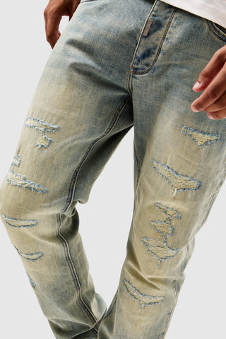 Furio Slim Jean  - Blue Tint