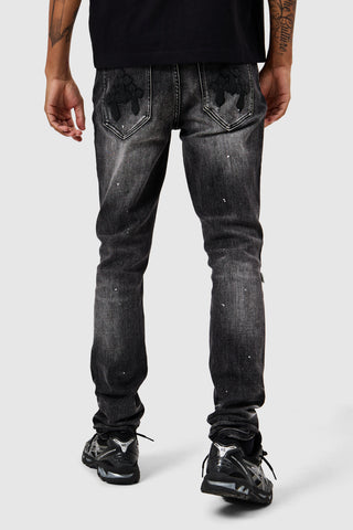 Leone Slim Jean  - Faded Black