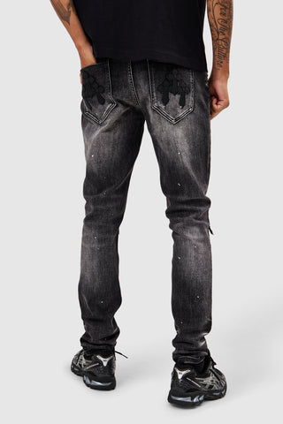 Leone Slim Jean  - Faded Black