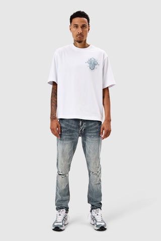 Leone Slim Jean  - Mid Blue