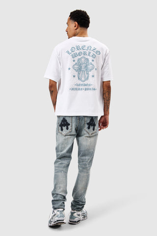 Leone Slim Jean  - Mid Blue