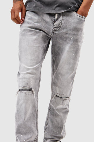 Leone Slim Jean  - Light Grey
