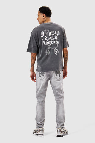 Leone Slim Jean  - Light Grey