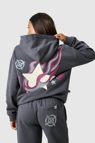 Womens Shoot For The Stars Tracksuit - Volcano Grey