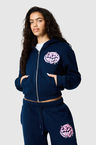 Womens Nova Tracksuit - Ebony Blue