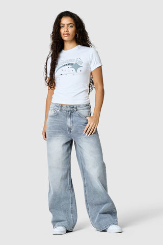 Shooter Baby Tee - White