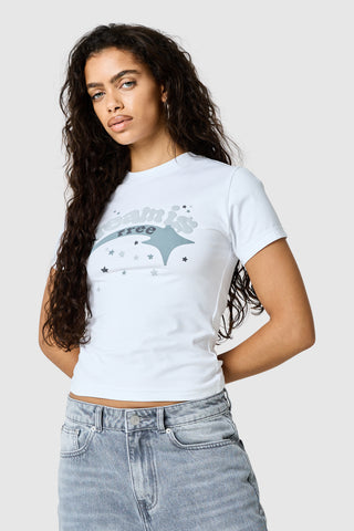Shooter Baby Tee - White