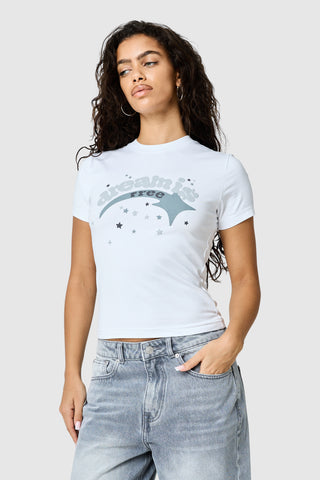 Shooter Baby Tee - White